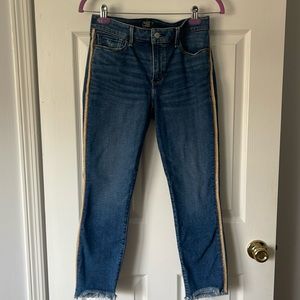 Abercrombie and Fitch low rise ankle jeans